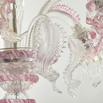 SECOLO - Handmade Murano glass ceiling lamp by Sogni Di Cristallo - view 3